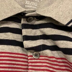 Banana Republic XL polo stripes